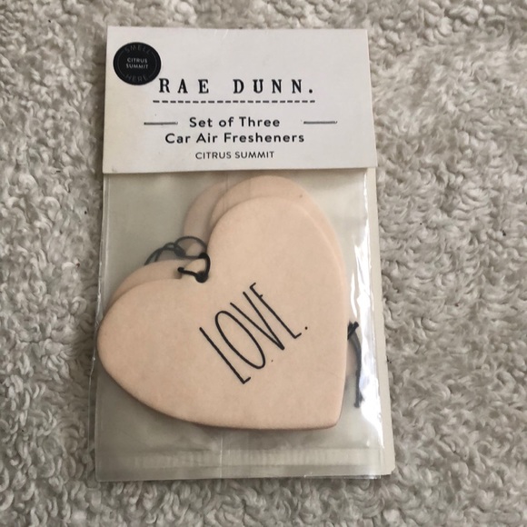 NWT Rae Dunn LOVE 3 Car Air fresheners-